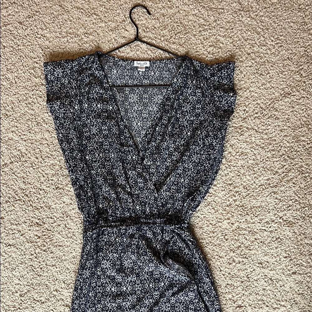 Splendid navy and White Patterned Dress